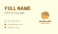 Brown Pet Dog Chat Business Card Image Preview
