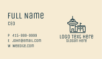 Simple Airport Building Business Card Image Preview