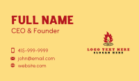 Chicken Barbeque Grill Business Card Image Preview