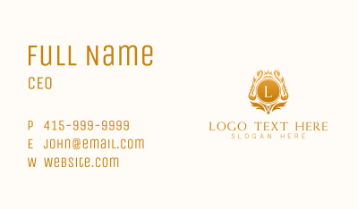 Premium Luxury Lettermark Business Card Image Preview