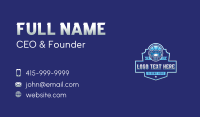 Football Helmet Sports Business Card Preview