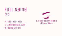 Aesthetic Eyelash Beauty Business Card Image Preview