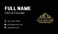 Premium Crest Shield Business Card Image Preview