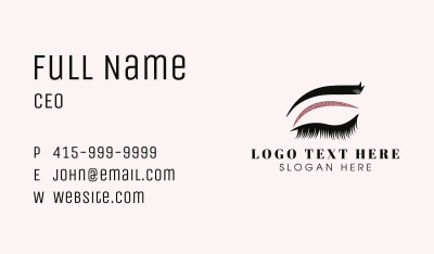 Eye Makeup Microblading   Business Card Image Preview