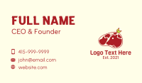 Organic Beef Meat Business Card Image Preview