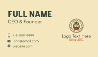 Camping Oil Lamp Business Card Image Preview