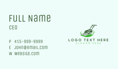 Lawn Gardener Landscaping Business Card Image Preview