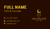 Muslim Moon Decoration Business Card Design