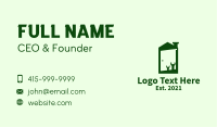 Green Home Fixture  Business Card Image Preview