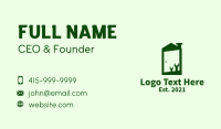 Green Home Fixture  Business Card Preview