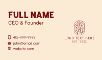 Organic Tree Lifestyle Wellness  Business Card Image Preview