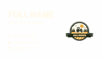 Farm Tractor Field Business Card Image Preview
