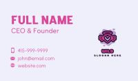 Graffiti Scribble Heart Halo Business Card Image Preview