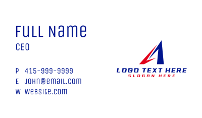 Modern Edgy Logistics Business Card Image Preview