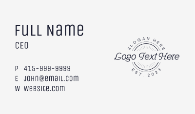 Vintage Company Business Business Card Image Preview