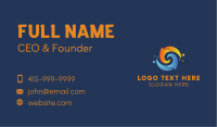 Spiral Liquid Flame Business Card Image Preview