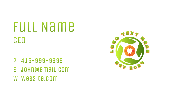 Eco Electric Power Business Card Design Image Preview