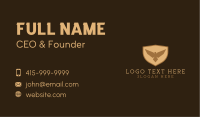 Brown Eagle Badge Business Card Image Preview