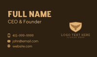 Brown Eagle Badge Business Card Preview