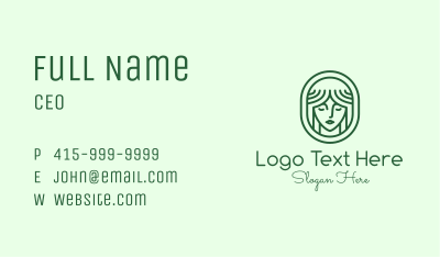 Goddess Mother Nature Business Card Image Preview