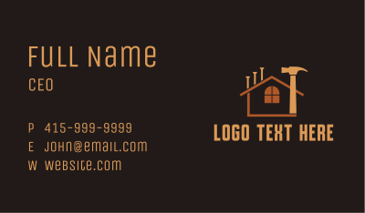 Home Improvement Tools Business Card Image Preview