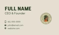 Native American Woman Business Card Preview