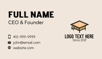 School Table Furniture Business Card Image Preview