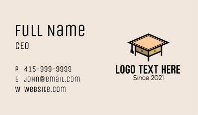 School Table Furniture Business Card Image Preview