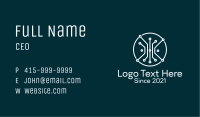 White Cyber Circuit Business Card Image Preview
