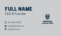 Animal Wolf Mascot Business Card Image Preview