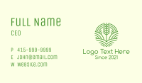 Line Art Wheat Valley Business Card Image Preview