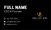 Lightning Electric Bolt Business Card Image Preview