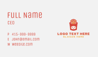 Fries Snack Diner Business Card Image Preview