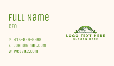 Homestead Farm House Business Card Image Preview