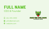 Green Goblin Head Business Card Image Preview