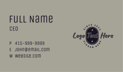 Store Classic Wordmark Business Card Image Preview