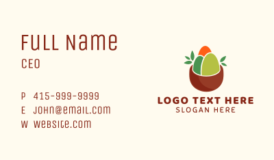 Natural Food Spices Business Card