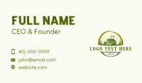 Garden Grass Lawnmower Business Card Preview