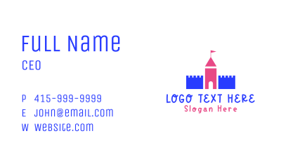 Kiddie Castle Playground Business Card Image Preview