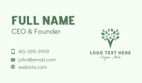 Human Healthy Tree Lifestyle Business Card Image Preview