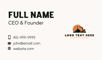 Contractor Mountain Excavator Business Card Preview