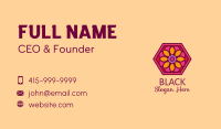 Hexagon Flower Tile  Business Card Image Preview