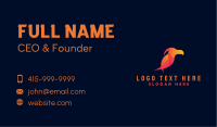 Toucan Business Startup Business Card Image Preview