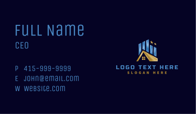 Premium Real Estate Building Business Card Image Preview