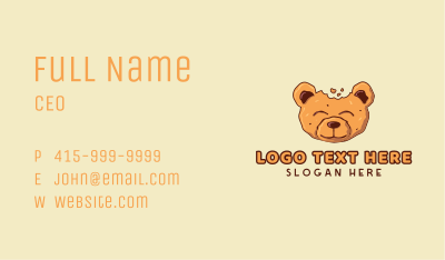 Bear Biscuit Pastry Business Card Image Preview