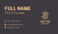 Aztec Eye Symbol Business Card Image Preview