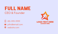 Generic Orange Star  Business Card Image Preview