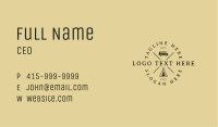 Outdoor Camping Van Tent Business Card Image Preview