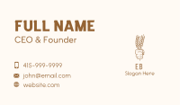 Wheat Baker Badge  Business Card Image Preview