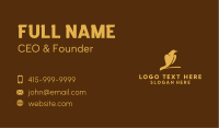 Yellow Pigeon Pet Shop  Business Card Image Preview